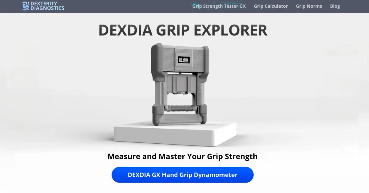 Grip Strength Tools & Research | Dexterity Diagnostics